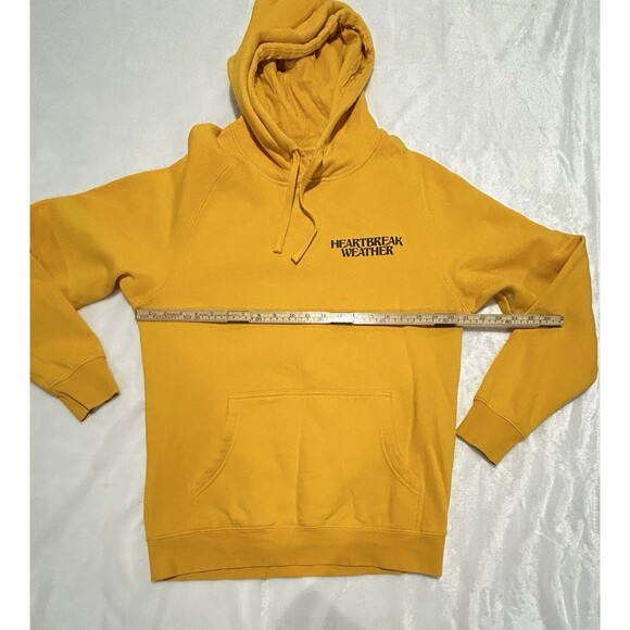 Rare Niall Horan Heartbreak Weather Hoodie Size Medium In Yellow - Picture 3 of 5